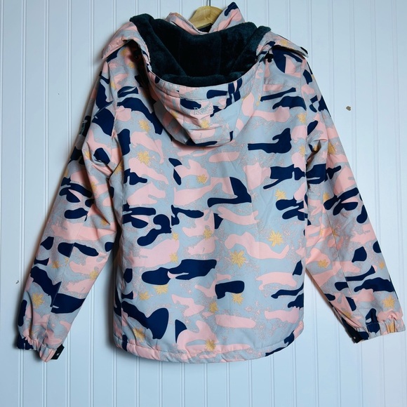 Pooluly Womens Ski Warm Winter Waterproof Windbreaker Hooded Snowboarding Jacket - Picture 7 of 12